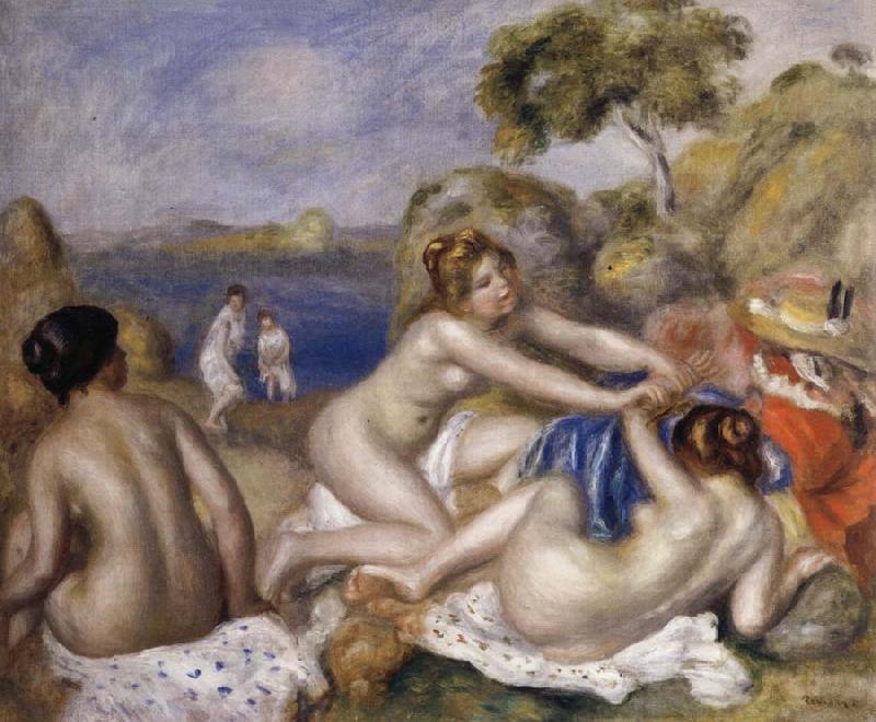 Pierre Renoir Three Bathers with a Crab